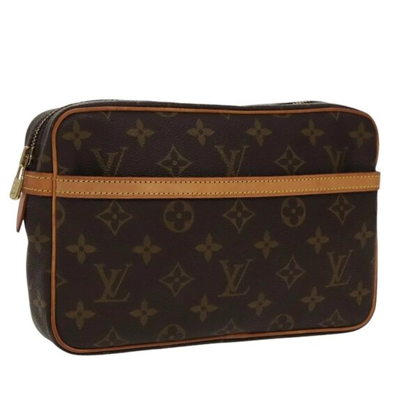 LOUIS VUITTON Monogram Compiegne 23 Clutch Bag - Picture 1 of 16